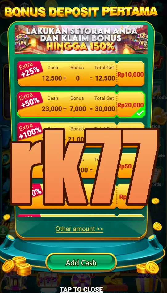 rk77 Masuk